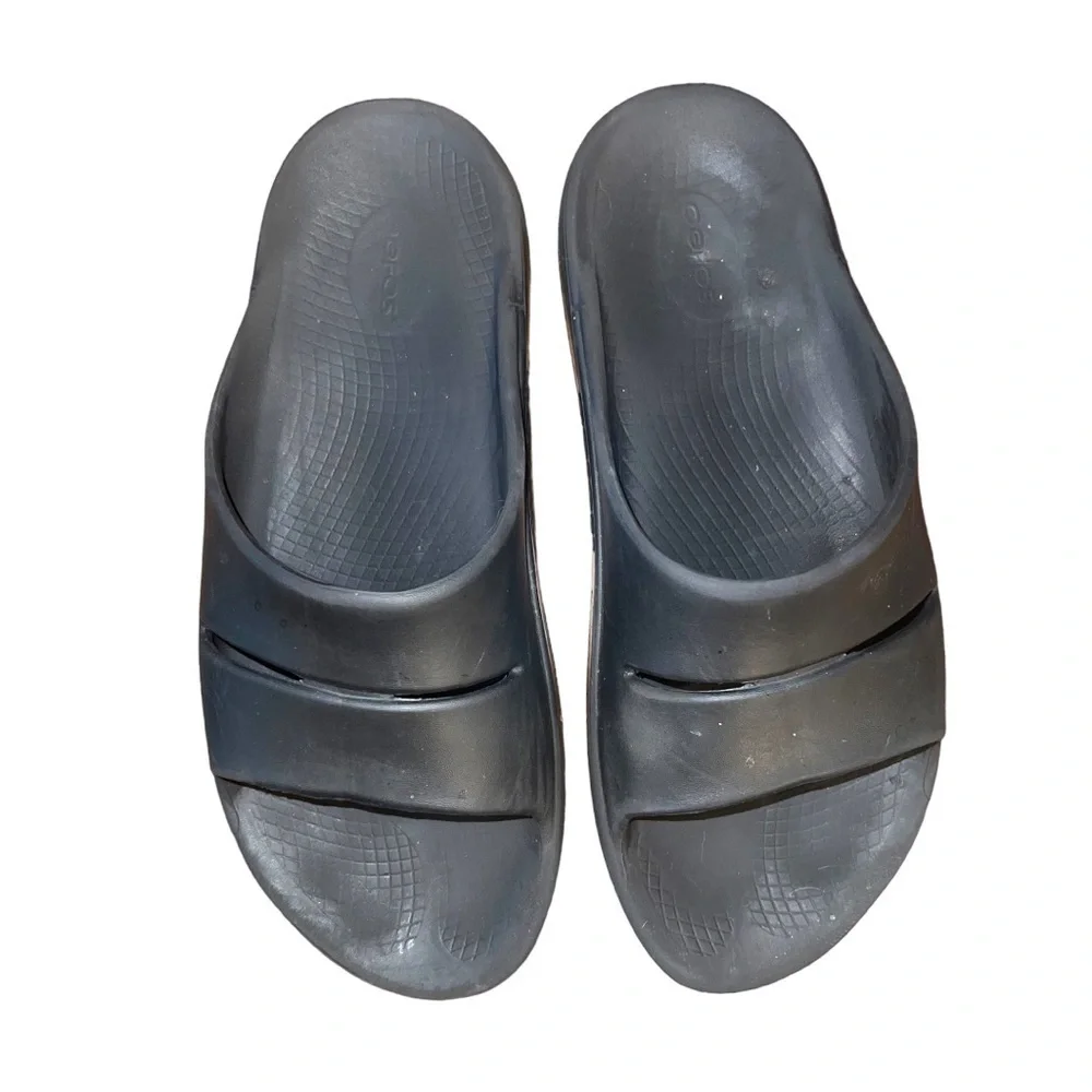 ▶️ OOFOS ◀️ OOahh Slide sandals  Men’s Size 12 EU 45